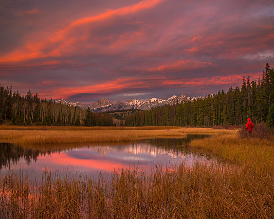 Autumn Sunset in Jasper