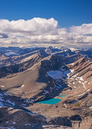 One of the many lakes from the summit - looking north