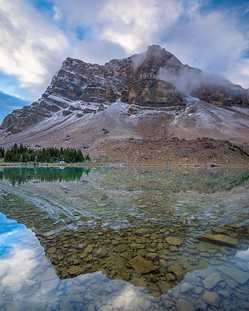 A chilly moring at Fish Lakes Camp